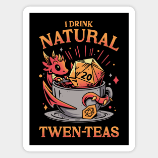 D20 Tea Time - Roleplayer Drink Magnet